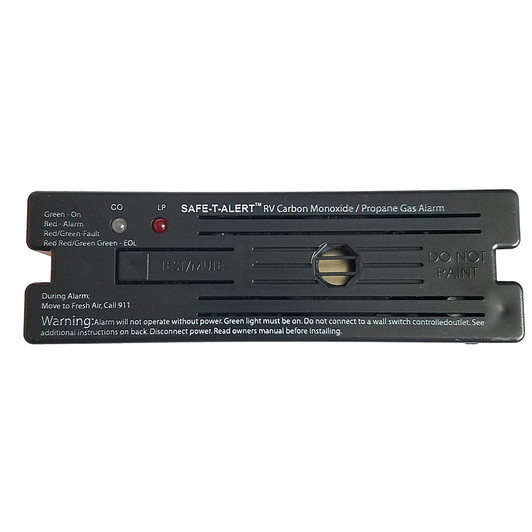 Safe-T-Alert Black Surface Mount CO Propane Alarm