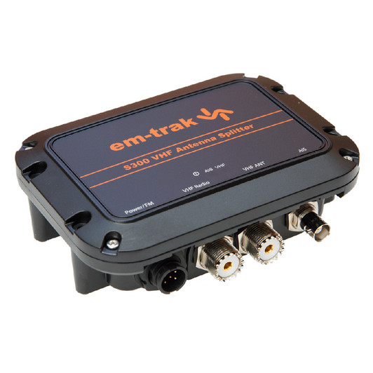 em-trak Zero-Loss VHF Antenna Splitter, IPx7