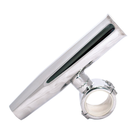 Tigress 1.25-Inch Polished SS Clamp-On Rod Holder