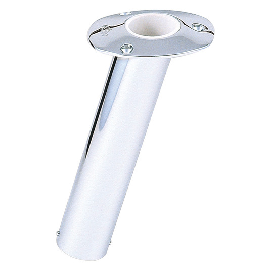 Lee's 15-Degree SS Flush Mount Rod Holder, 2-Inch OD