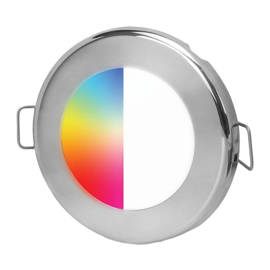 Hella EuroLED75 RGBW Downlight, Stainless Bezel