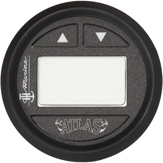T-H Marine ATLAS Black Bezel Hydraulic Gauge Kit, 4/8-Inch