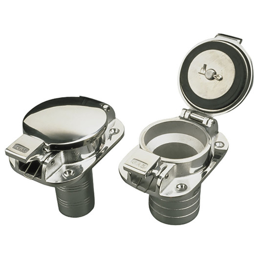 Sea-Dog Stainless Flip-Top Deck Fill for Gas, 2-Inch
