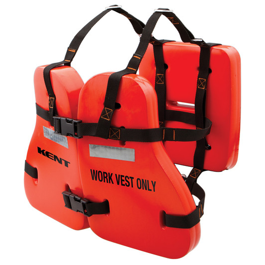 Kent Vinyl Dip Commercial Work Vest, Orange