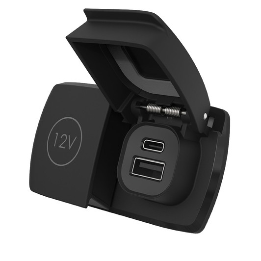 Scanstrut Flip Pro Duo USB-A USB-C 12V Socket