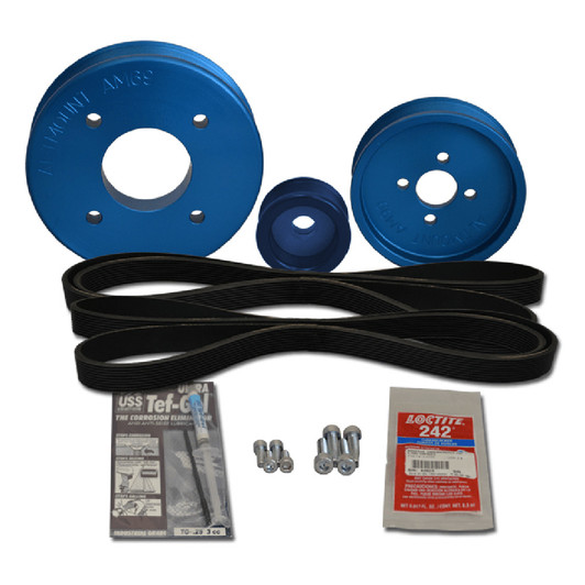 Balmar Serpentine Pulley Kit for Yanmar 3YM30
