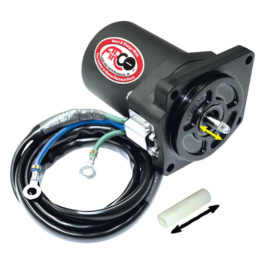 ARCO Yamaha 4-Bolt Tilt Trim Motor, 5/8-Inch Shaft