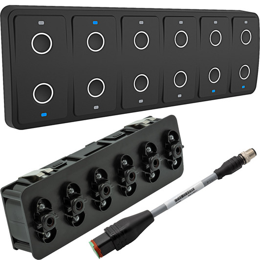 Maretron CKM12 Keypad with NMEA 2000 Adapter Cable