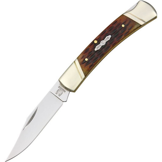 Rough Rider Amber Bone Lockback Pocket Knife