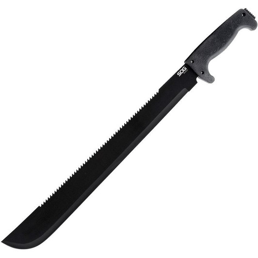 SOG SOGfari Machete Black 18 Inch with Sheath