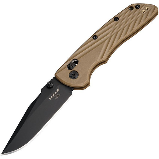 Hogue Deka Flat Dark Earth Clip Point Knife