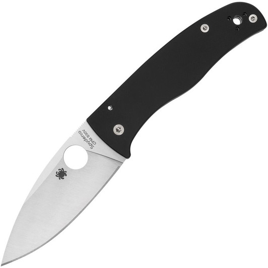 Spyderco Bodacious Black G-10 Satin Folding Knife