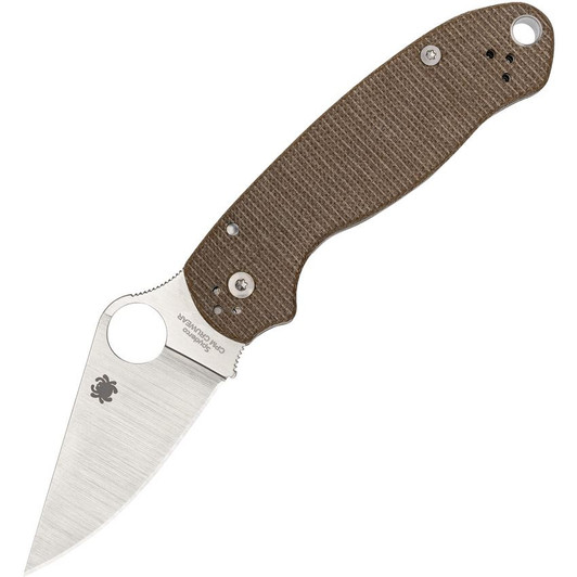 Spyderco Para 3 Canvas Micarta Folding Knife