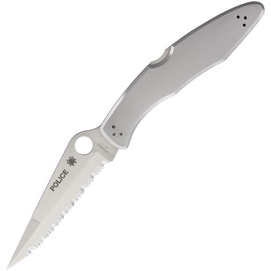Spyderco Police SpyderEdge Serrated Folding Knife