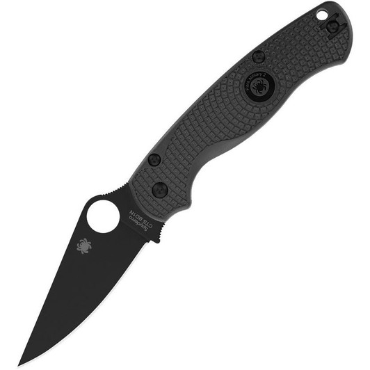 Spyderco Para Military 2 Lightweight Black FRN Folding Knife