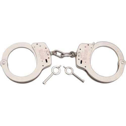 Smith & Wesson Solid Nickel Handcuffs with Durable Double Lock Design