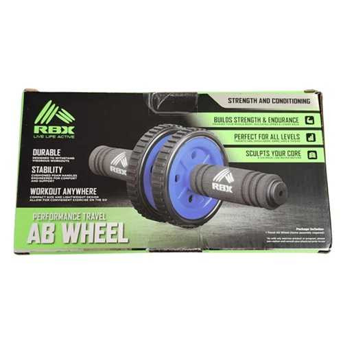 RBX Performance Travel Ab Wheel Roller Portable Core Trainer