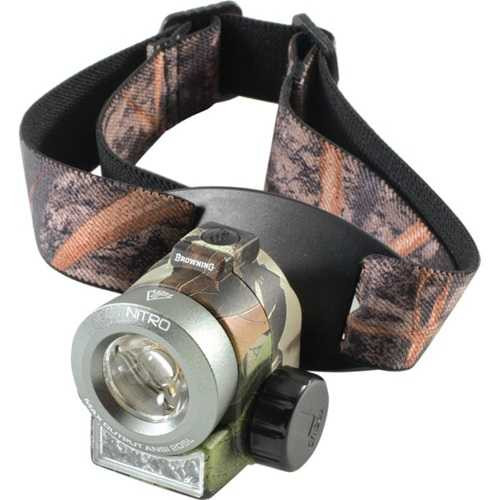 Browning Nitro Camo LED Headlamp 255 Lumens