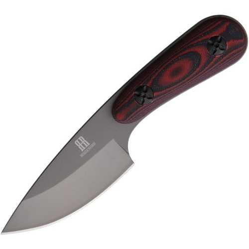 Rough Rider Fixed Blade Red and Black G10 Knife