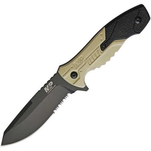 Smith & Wesson M&P Fixed Blade Knife Tan Handle