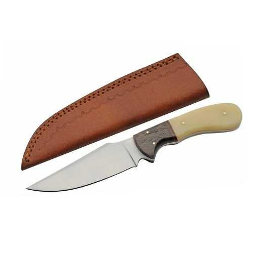 Rite Edge Camel Bone and Wood Fixed Blade Knife