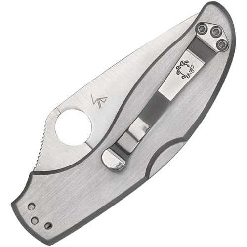 Spyderco UpTern Lockback Folding Knife Serrated Edge
