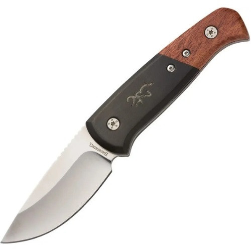 Browning Fixed Blade Knife Wood Handle with Sheath