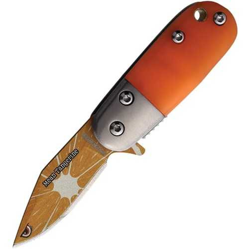 Rough Rider Mean Tangerine Linerlock Orange Pocket Knife