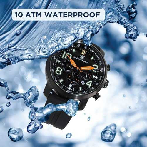 Smith & Wesson Tritium Chronograph Watch Black Strap