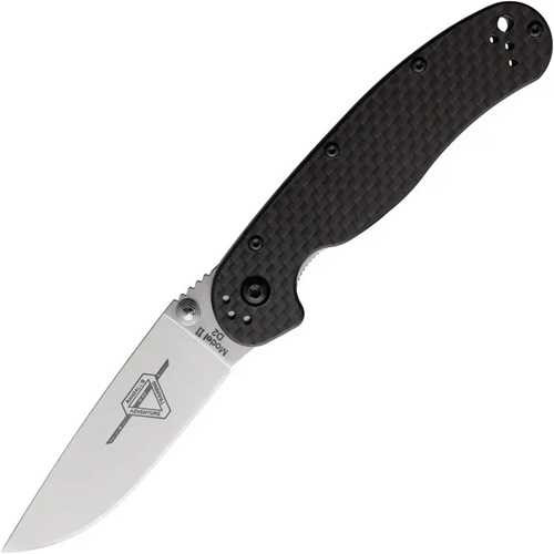Ontario RAT II Linerlock D2 Carbon Fiber Folding Knife