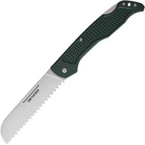 Ontario Camp Plus Bread Lockback Knife with Serrated Blade