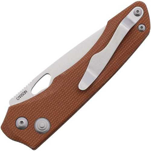 Real Steel Griffin Pro Natural Micarta Button Lock Folding Knife