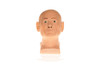 SimSkin Head Training Model - Cosmo Head - Front View of the Head and Neck, Green Eyes