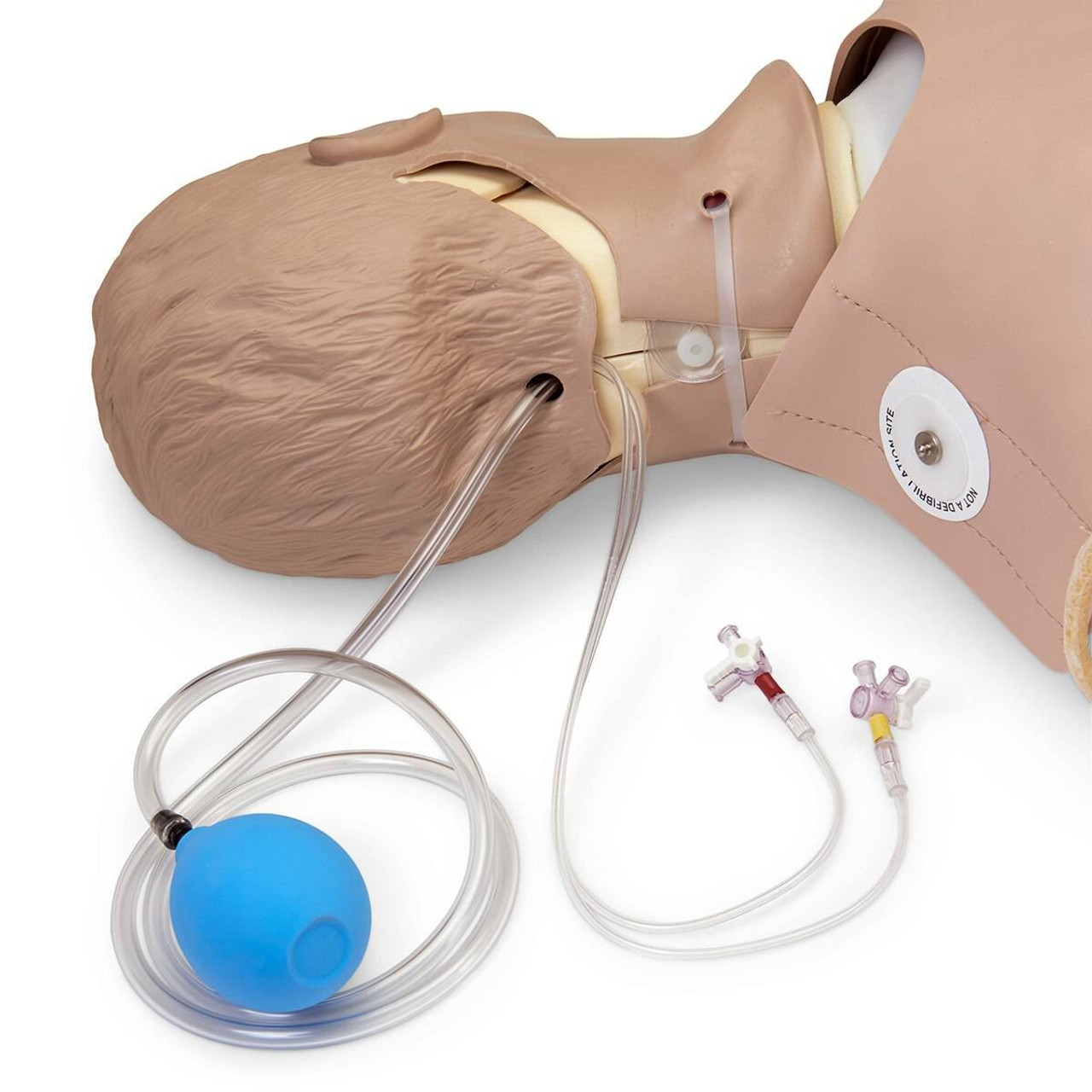 Deluxe Plus CRiSis Adult Manikin with Advanced Airway Management, CPR Metrix  & iPad with Case