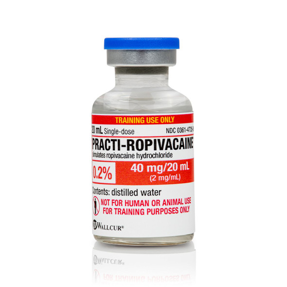 Practi-Ropivacaine (40 mg/20 mL) 20 mL Vial - 30 Count