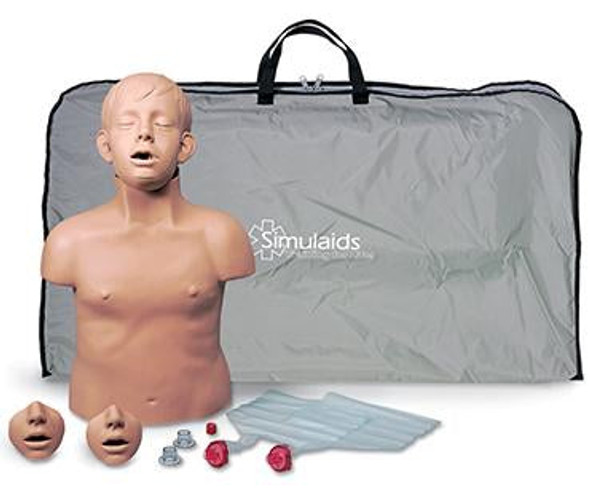 Brad Jr. CPR Training Manikin with Electronics and Carry Bag - Light