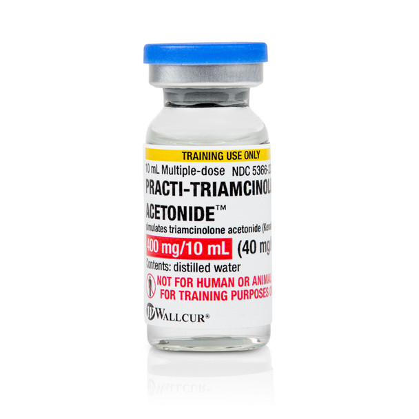 Practi-Triamcinolone Acetonide (400 mg/10 mL) 10 mL Vial - 30 Count