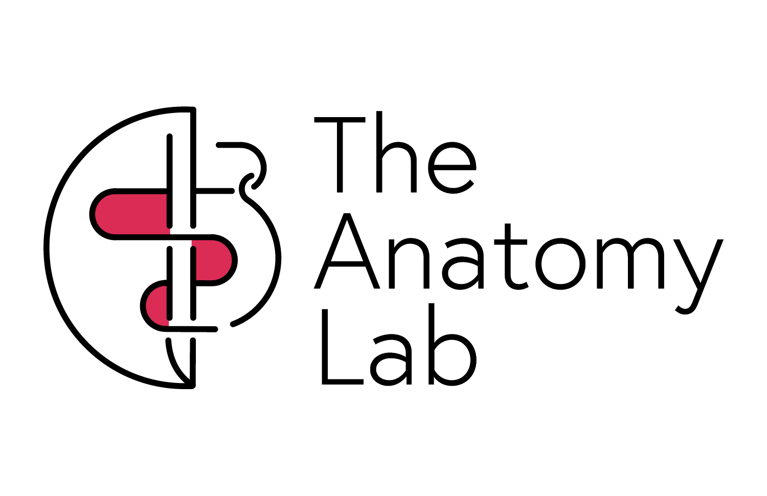 The Anatomy Lab logo in Black