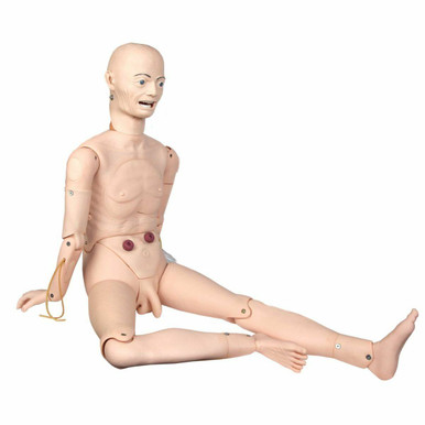 Anatomy Lab Advanced Full-Body Geriatric Nursing Manikin (Male)