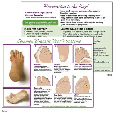 Life/form® Complete Diabetic Foot Care Education [SKU: WA29842] – Nasco  Healthcare