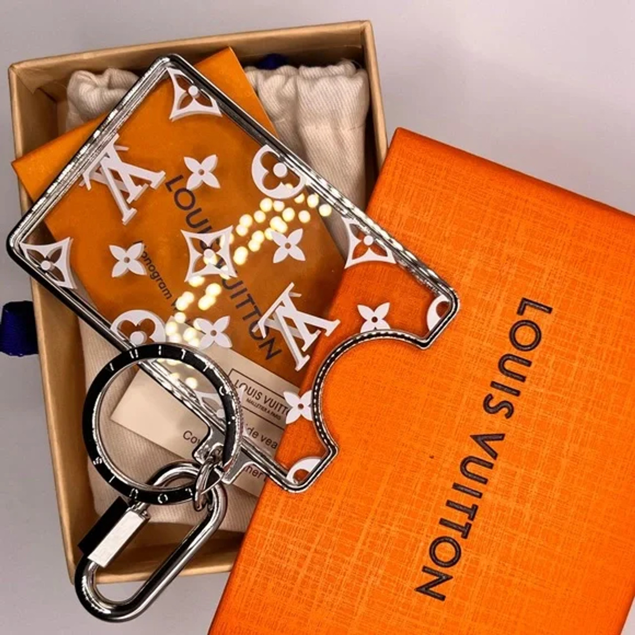 Shop Louis Vuitton MONOGRAM Lv prism id holder bag charm and key holder  (M69299) by Leeway