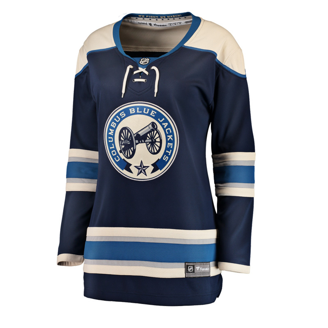 Jack Roslovic Columbus Blue Jackets Adidas Primegreen Authentic NHL Hockey Jersey - Home / XL/54