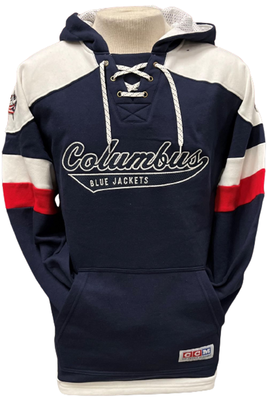 NHL Columbus Blue Jackets Women's Fleece Hooded Sweatshirt - S