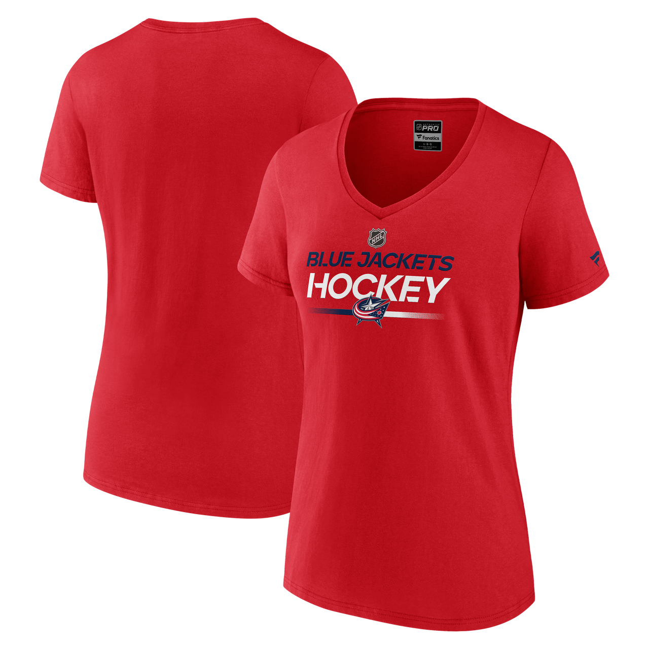 Fanatics Ladies 2023 Locker Room Cotton TeeRed Columbus Sportservice