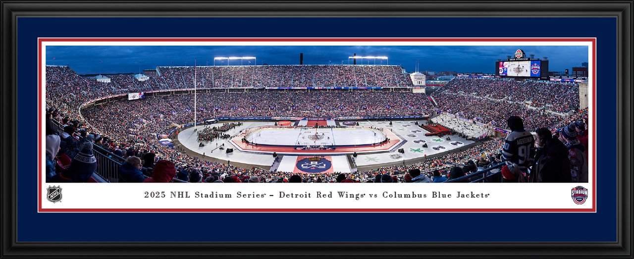 ノベンバー('17ポーランド/オランダ/エストニア)Blu-ray ブルーレイ 2025 NHL Stadium Series Panorama Deluxe Frame - Columbus