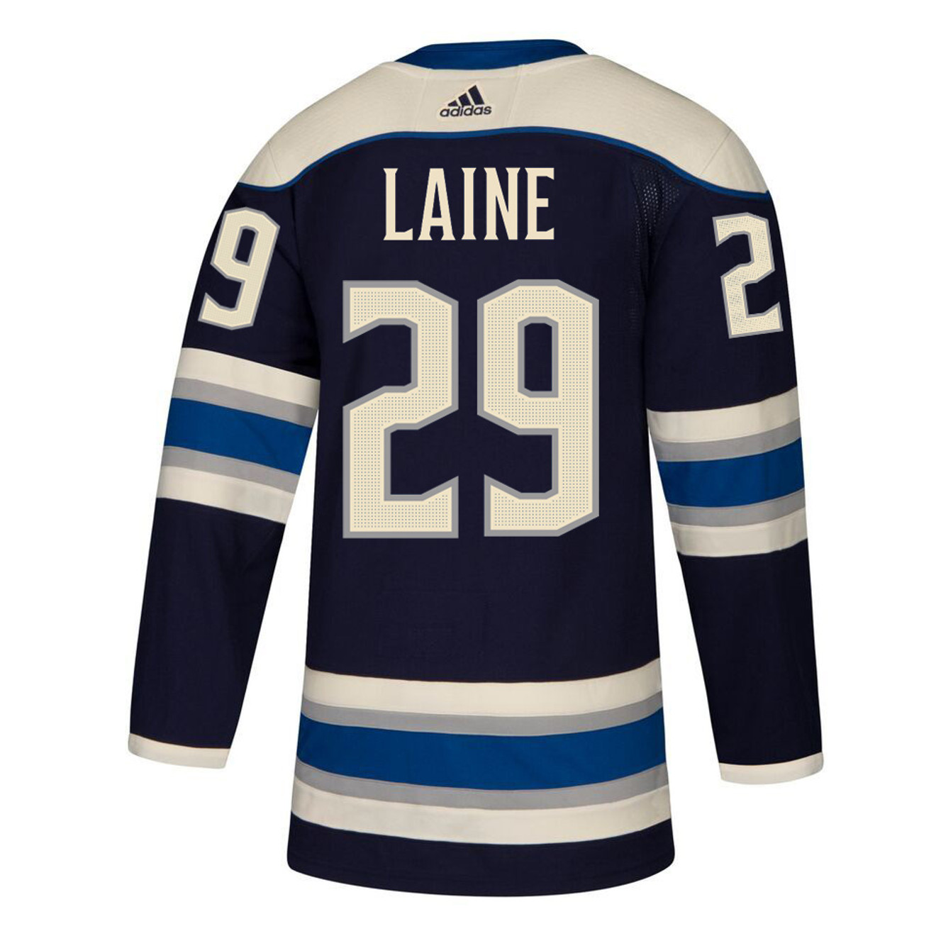 Patrik Laine 29 Reverse Retro 2.0 2022 Columbus Blue Jackets Navy Jersey  Primegreen - Bluefink