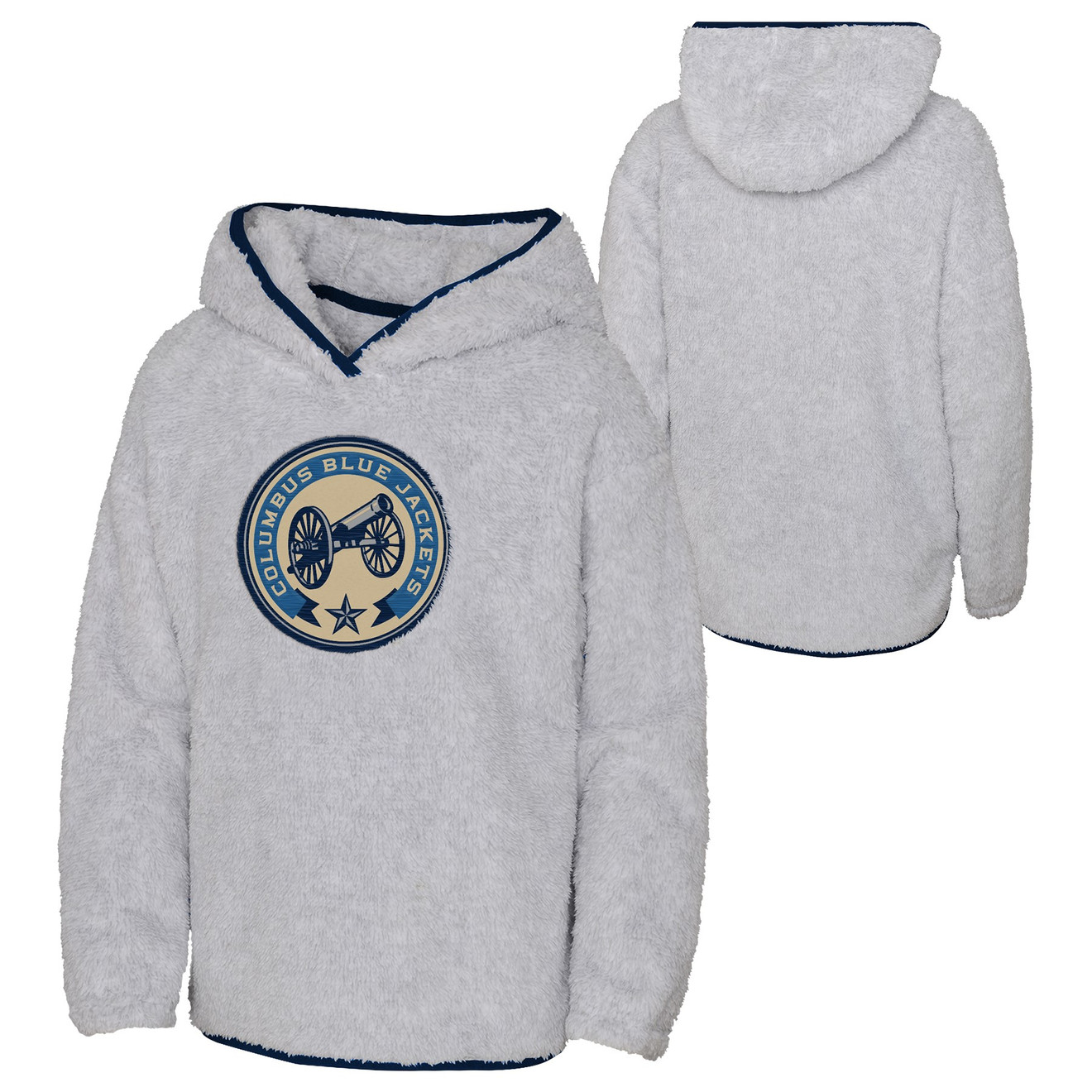 Outerstuff Girls 3rd Ultimate Teddy Fleece Hood Columbus