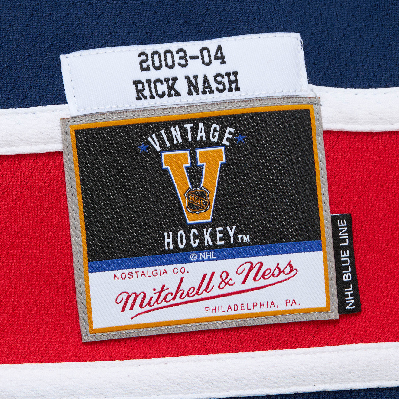 vintage blue jackets jersey