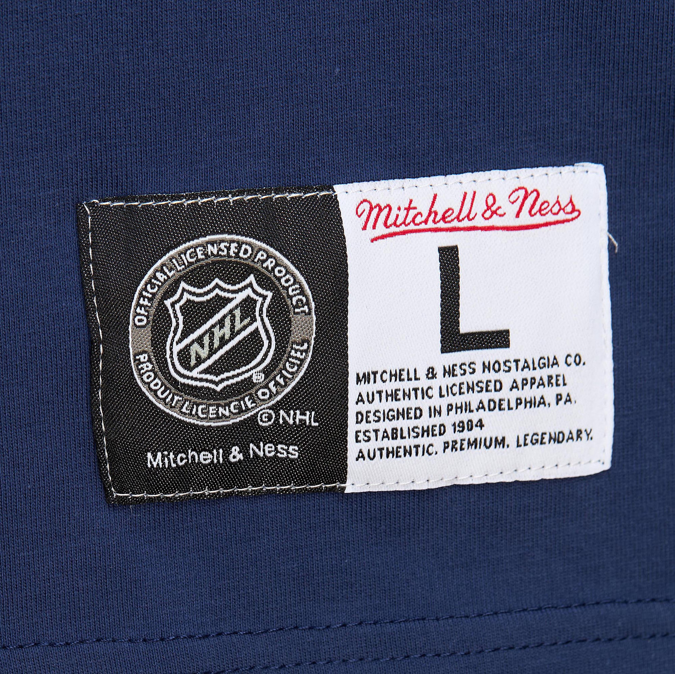 Mitchell & Ness Jacquard Ringer Short Sleeve Tee - Columbus