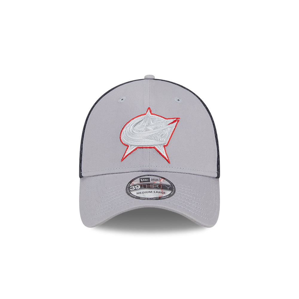 New Era 3930 Neo Gray Red Outline - Columbus Sportservice LLC